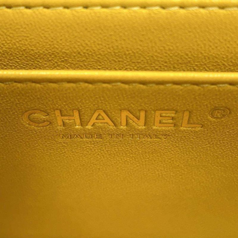 シャネル チェーンショルダーバッグ マトラッセ ココマーク トップハンドル ラムスキン AS2431 CHANEL 2way