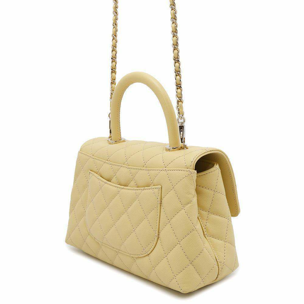 シャネル ハンドバッグ マトラッセ ココマーク ココハンドル キャビアスキン A92990 CHANEL 2way