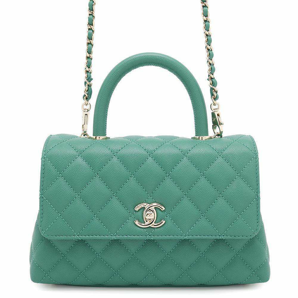 シャネル ハンドバッグ マトラッセ ココマーク ココハンドル キャビアスキン A92990 CHANEL 2way