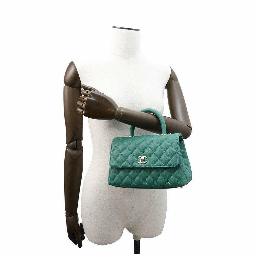 シャネル ハンドバッグ マトラッセ ココマーク ココハンドル キャビアスキン A92990 CHANEL 2way