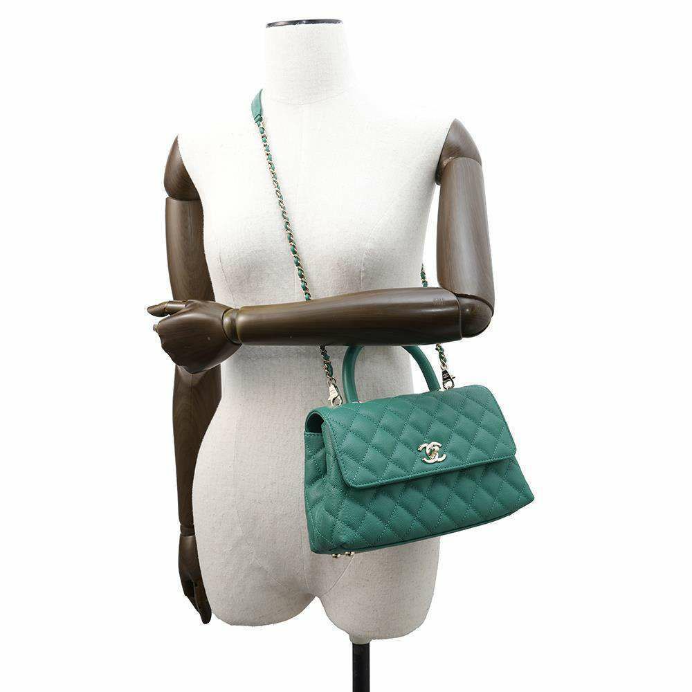 シャネル ハンドバッグ マトラッセ ココマーク ココハンドル キャビアスキン A92990 CHANEL 2way