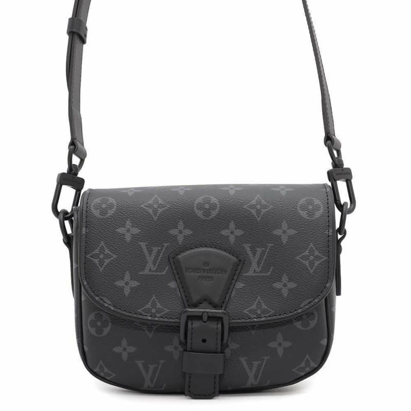 ルイヴィトン ショルダーバッグ モノグラム・エクリプス モンスリ・メッセンジャー M12519 LOUIS VUITTON ブラック 黒
