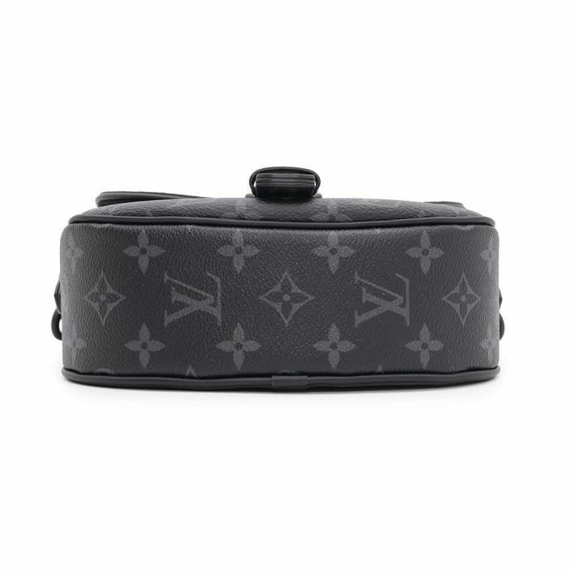 ルイヴィトン ショルダーバッグ モノグラム・エクリプス モンスリ・メッセンジャー M12519 LOUIS VUITTON ブラック 黒