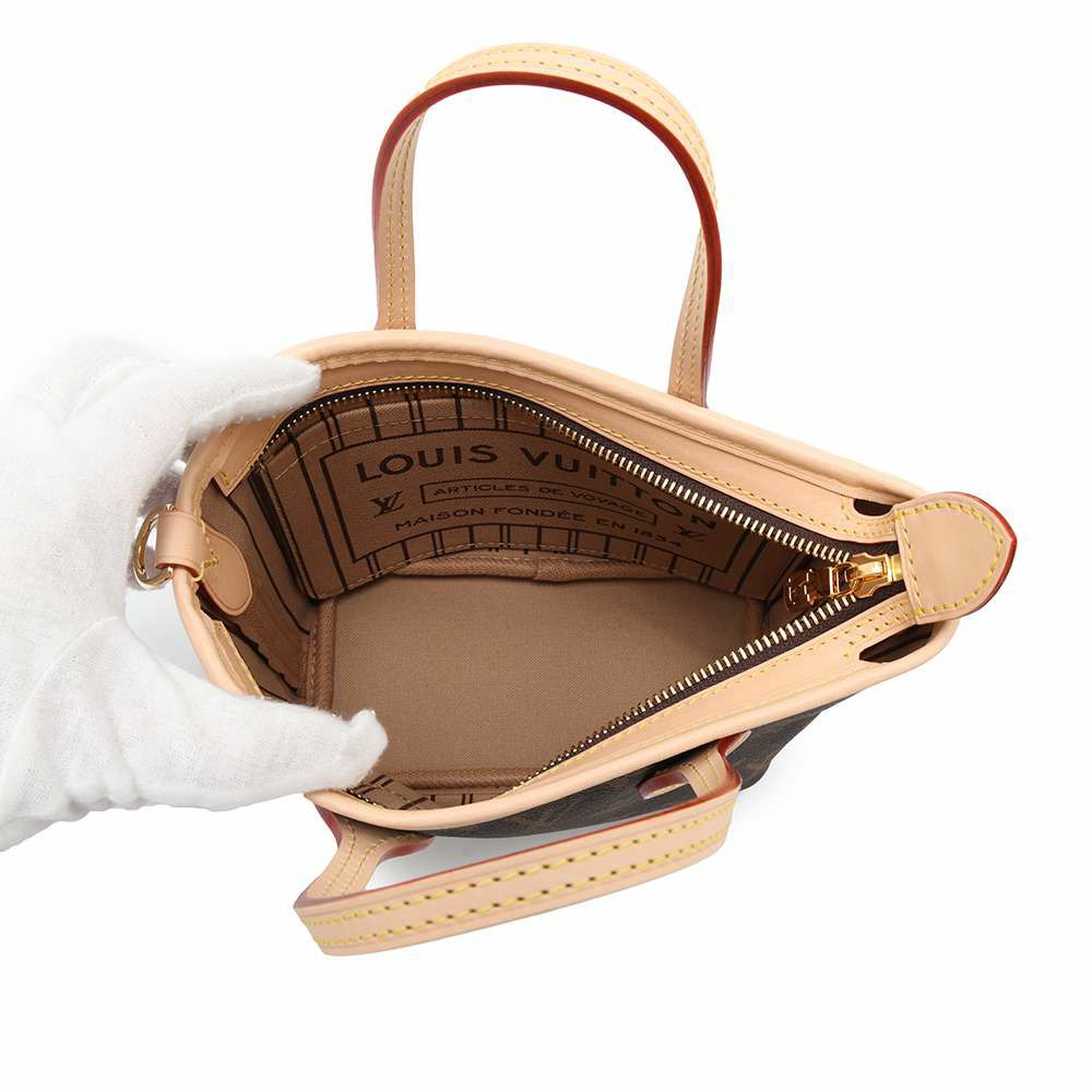 新品 ルイヴィトン トートバッグ モノグラム ネヴァーフル BB M46705 LOUIS VUITTON ベージュ