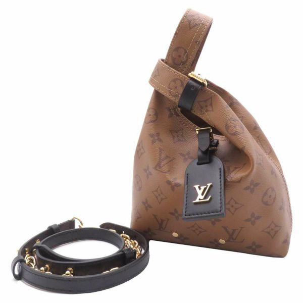 ルイヴィトン ショルダーバッグ モノグラム・リバース アトランティス BB M46816 LOUIS VUITTON ブラウン