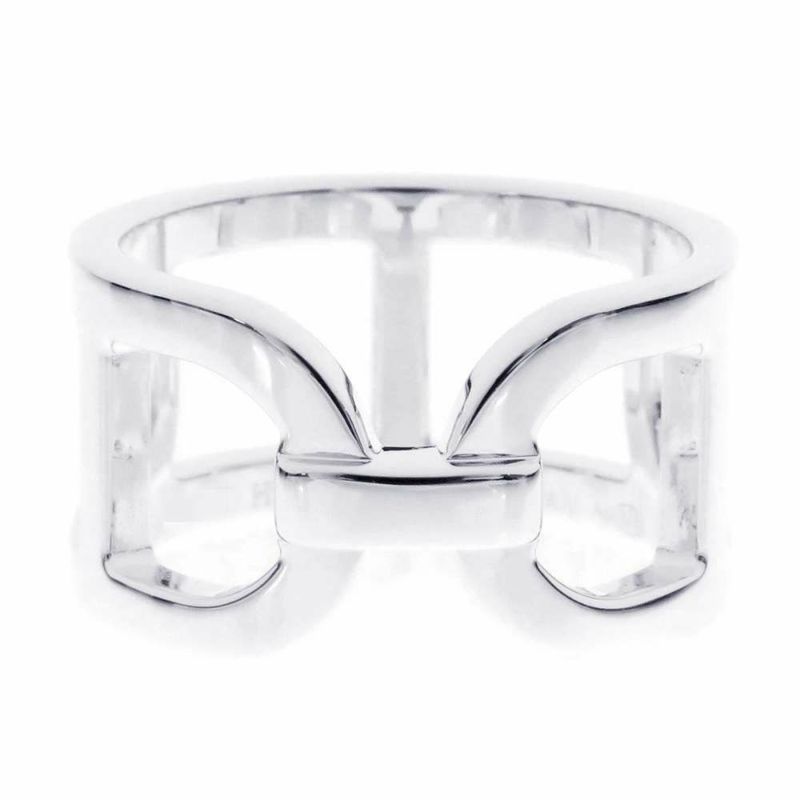 エルメス リング エヴァー シェーヌダンクルMM SV925シルバー リングサイズ52 HERMES ジュエリー 指輪