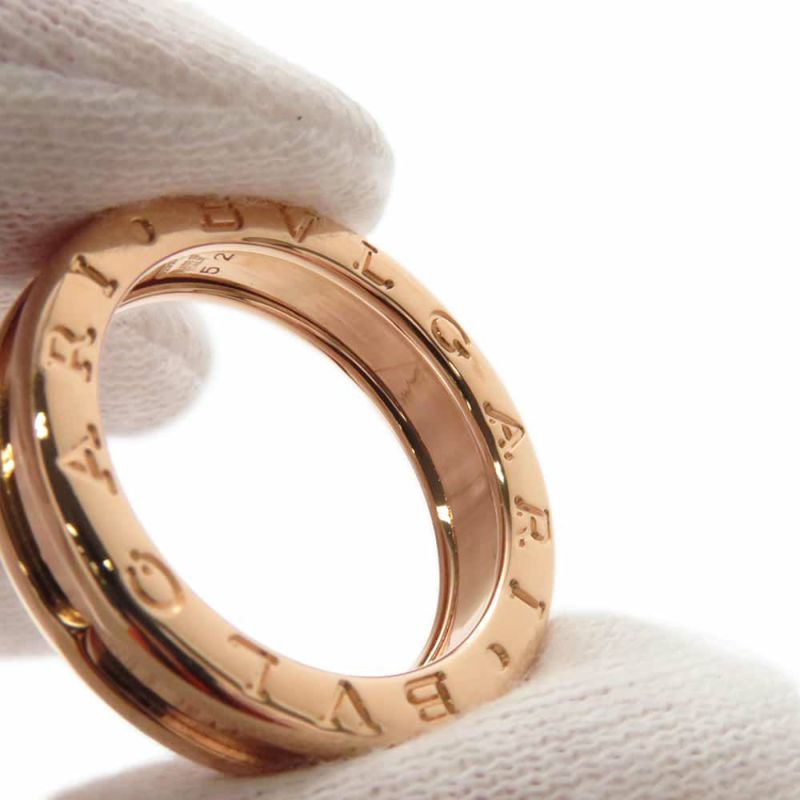 ブルガリ リング ビーゼロワン B-zero1 1バンド K18PGピンクゴールド サイズ52 336003 BVLGARI 指輪 ジュエリー