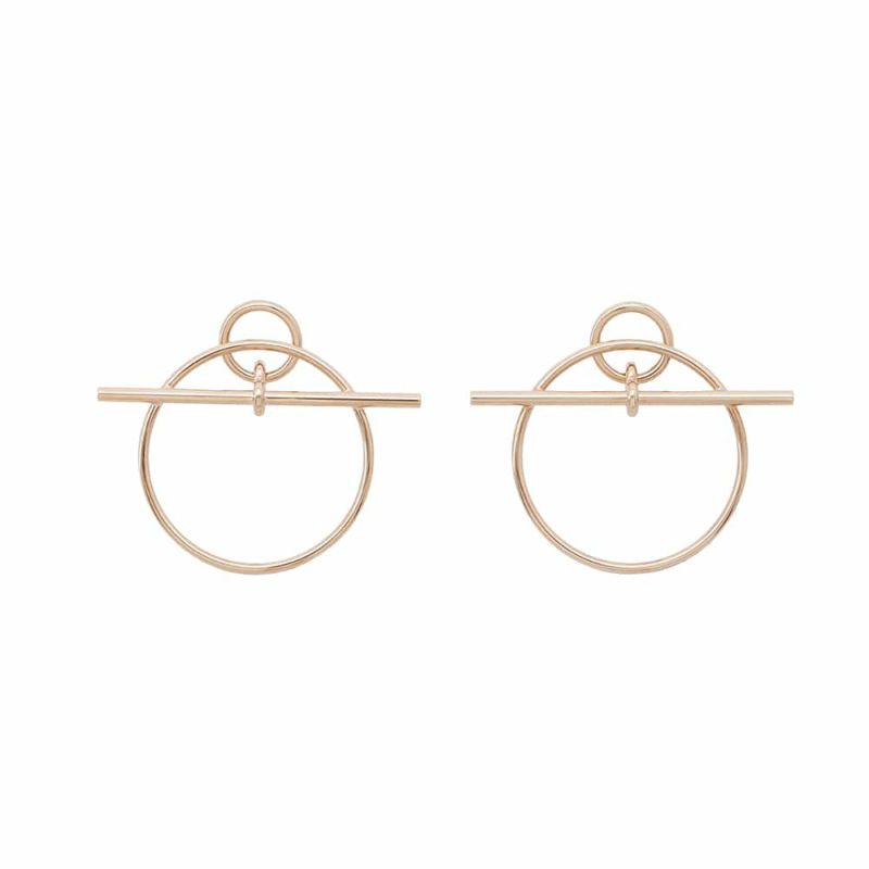 エルメス ピアス エシャペ PM K18PGピンクゴールド HERMES ジュエリー