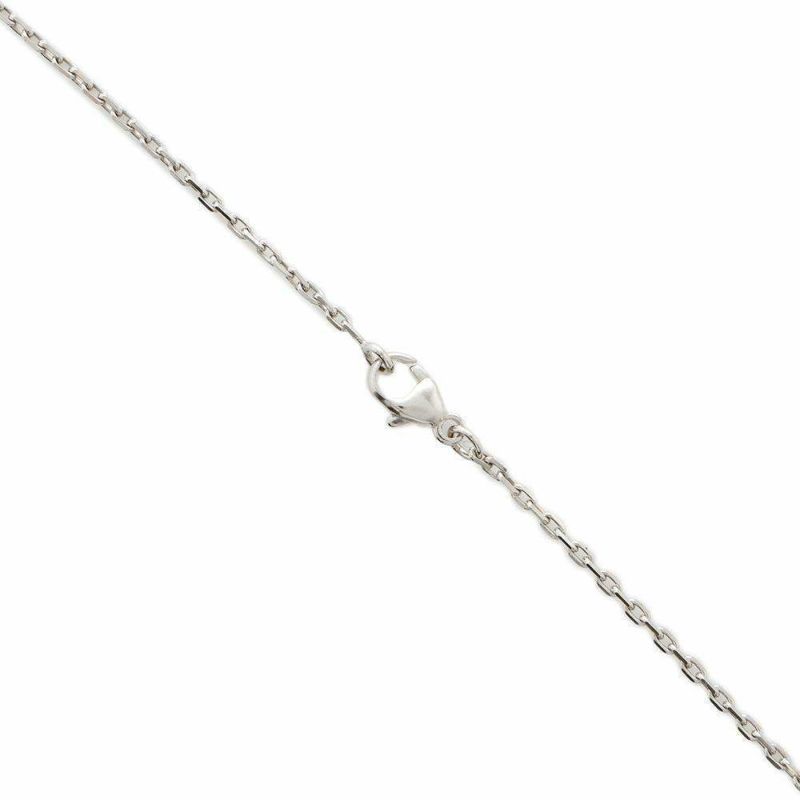 エルメス ネックレス ミニ・ポップアッシュ ホワイト/シルバー金具 HERMES アクセサリー