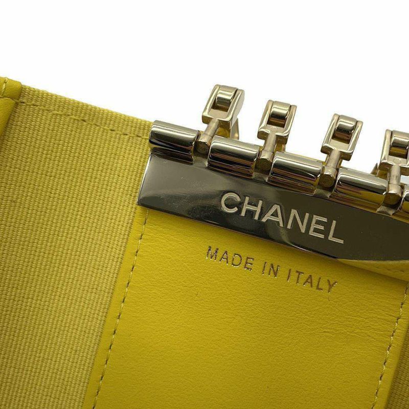 シャネル 4連キーケース マトラッセ ココマーク キャビアスキン AP0222 CHANEL キーケース