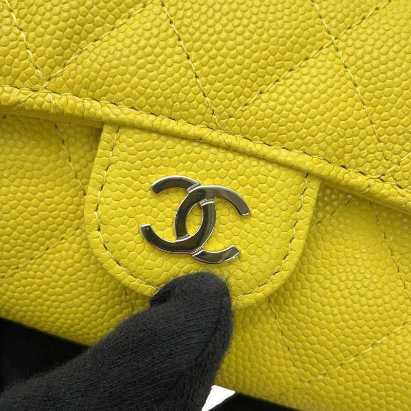 シャネル 4連キーケース マトラッセ ココマーク キャビアスキン AP0222 CHANEL キーケース