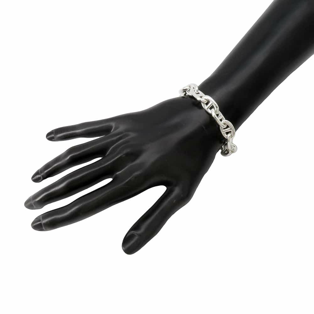 エルメス ブレスレット シェーヌダンクルMM 16コマ SV925シルバー HERMES ジュエリー
