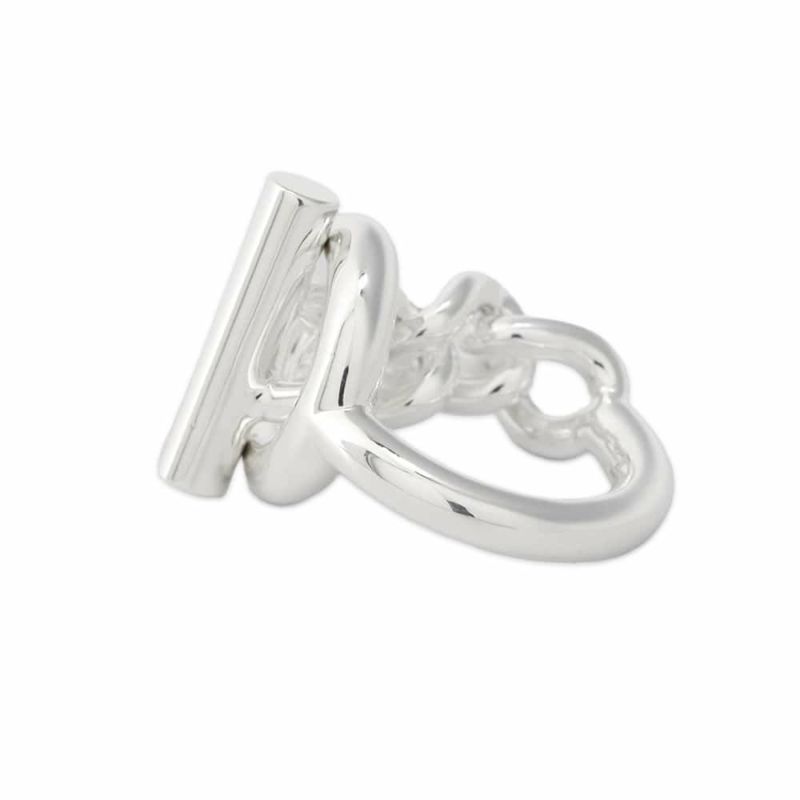 エルメス リング クロワゼット SV925シルバー リングサイズ49 HERMES ジュエリー 指輪