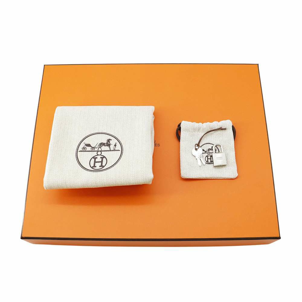 エルメス ハンドバッグ ピコタンロックMM エトゥープ/シルバー金具 トリヨンクレマンス K刻印