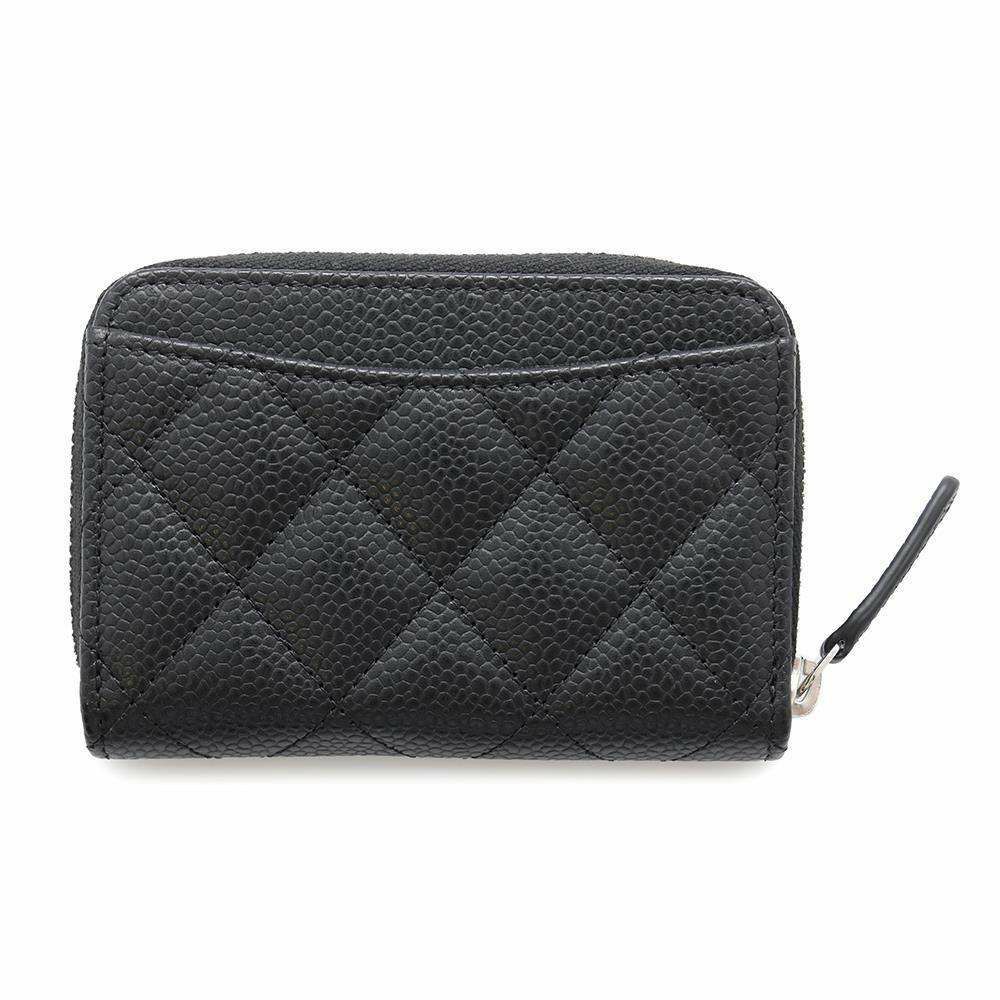 シャネル コインケース クラシック ジップコインパース マトラッセ ココマーク キャビアスキン AP0216 CHANEL 財布