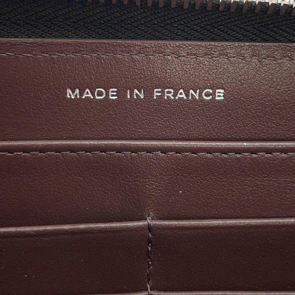 シャネル 長財布 クラシック ロング ジップ ウォレット マトラッセ ココマーク キャビアスキン AP0242 CHANEL 黒