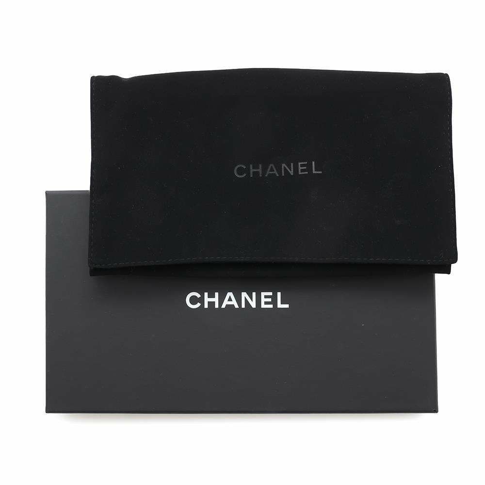 シャネル 長財布 クラシック ロング ジップ ウォレット マトラッセ ココマーク キャビアスキン AP0242 CHANEL 黒
