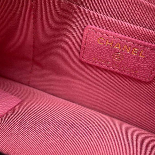 シャネル ポーチ マトラッセ ココマーク クラシック スモール ジップ キャビアスキン AP4101 CHANEL 小物入れ