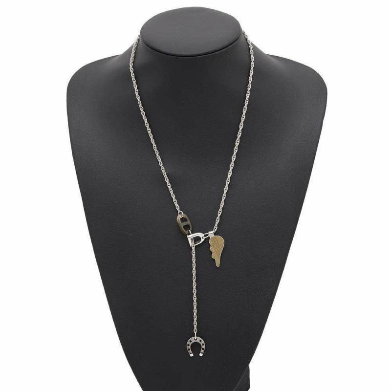 エルメス ネックレス ボン・ヴォヤージュ バッファローホーン HERMES アクセサリー