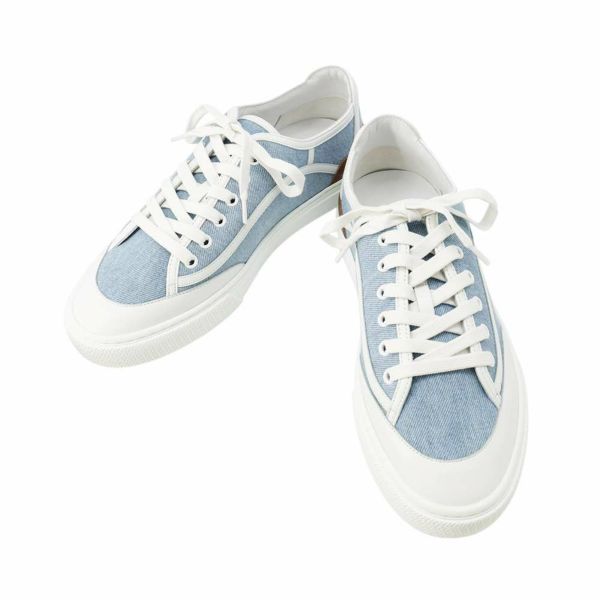 エルメス スニーカー ゲット デニム メンズサイズ41 HERMES 靴