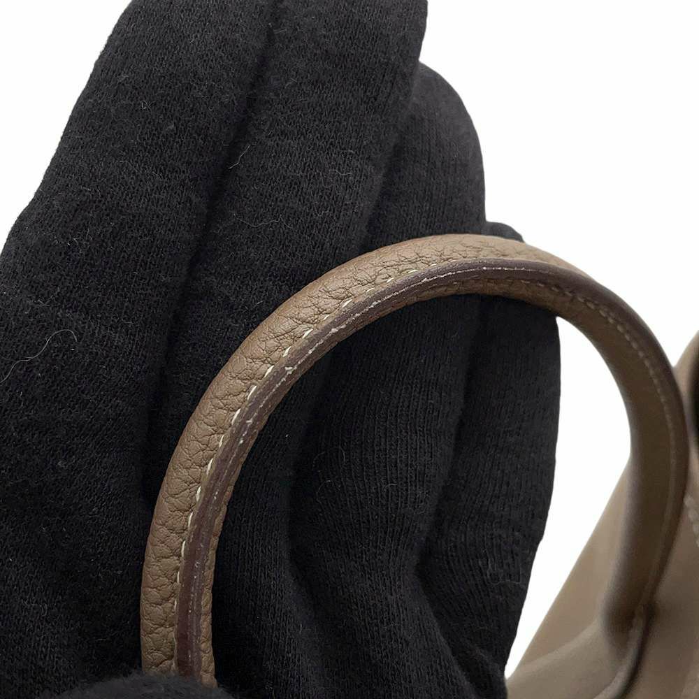 エルメス トートバッグ ガーデンパーティTPM エトゥープ/シルバー金具 トワルオフィシエ / ネゴンダ A刻印