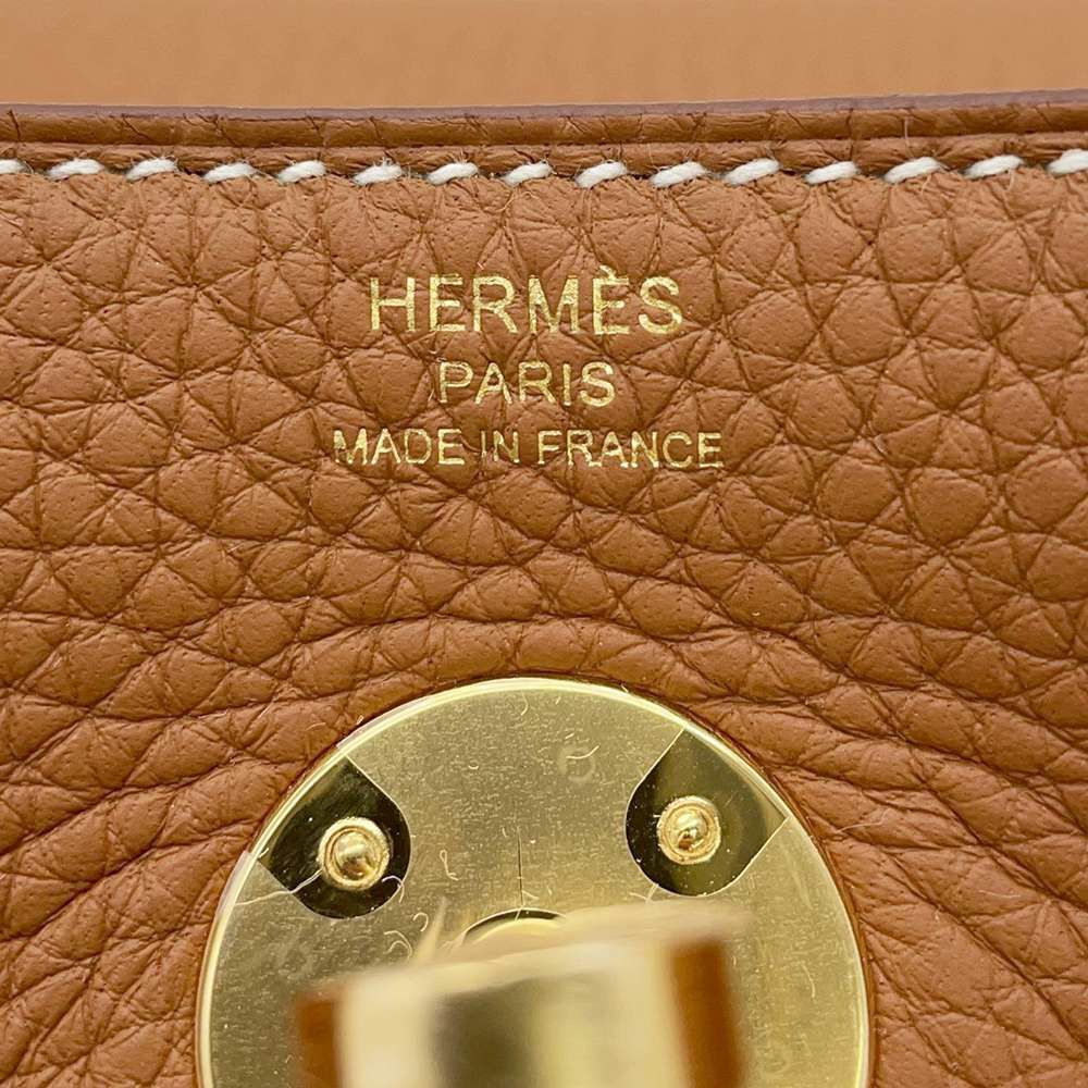 エルメス ハンドバッグ リンディ26 ゴールド/ゴールド金具 トリヨンクレマンス K刻印 2wayショルダー