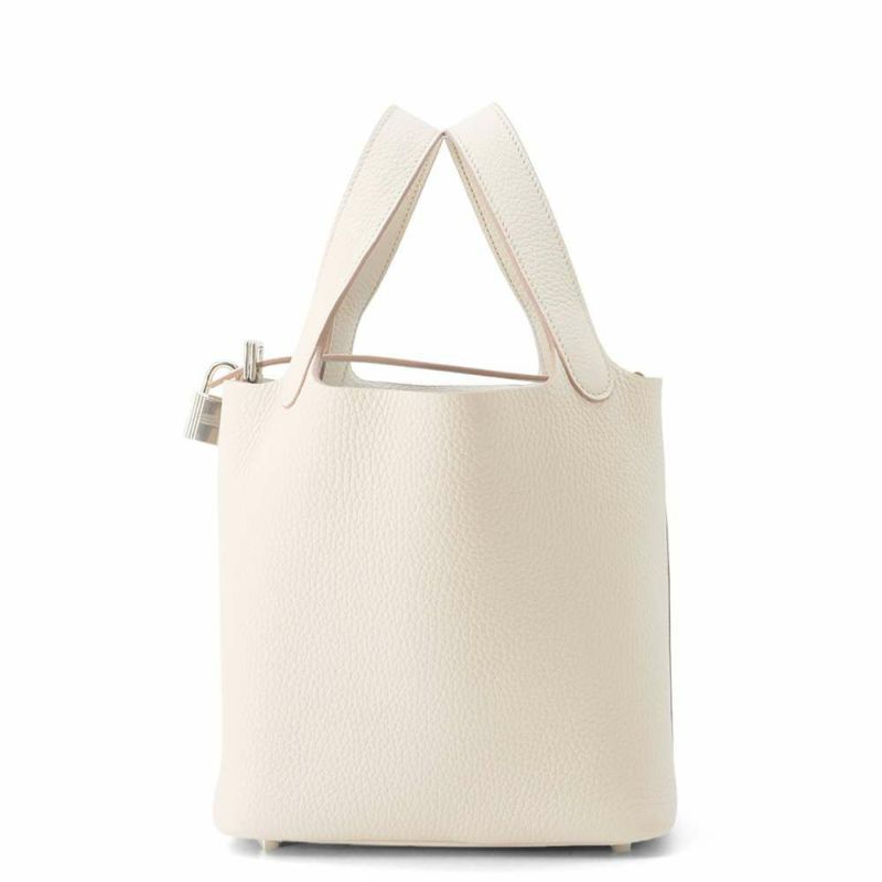 エルメス ハンドバッグ ピコタンロックPM べトン/シルバー金具 トリヨンクレマンス W刻印