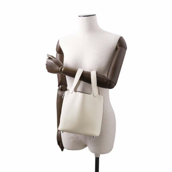 エルメス ハンドバッグ ピコタンロックPM べトン/シルバー金具 トリヨンクレマンス W刻印
