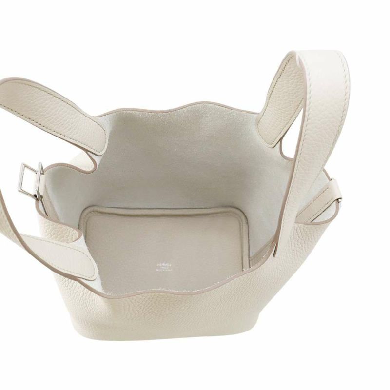 エルメス ハンドバッグ ピコタンロックPM べトン/シルバー金具 トリヨンクレマンス W刻印