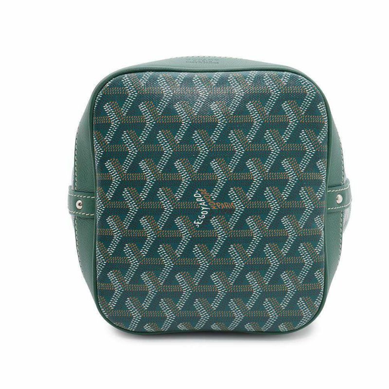 ゴヤール ショルダーバッグ プティフロ バゲットバッグ レザー PEFLOTPMLTY01CL03P GOYARD バッグ 緑
