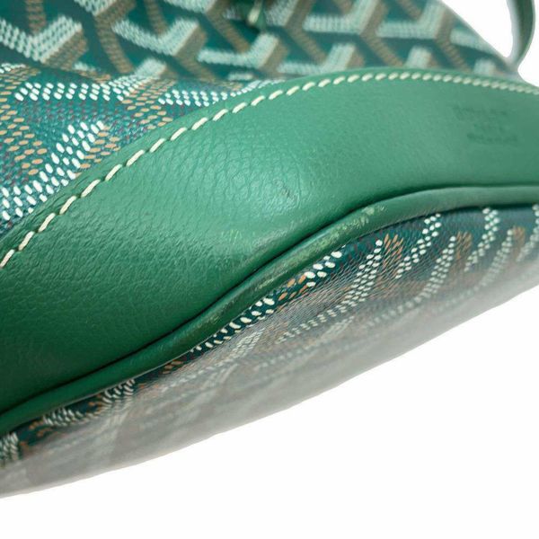 ゴヤール ショルダーバッグ プティフロ バゲットバッグ レザー PEFLOTPMLTY01CL03P GOYARD バッグ 緑