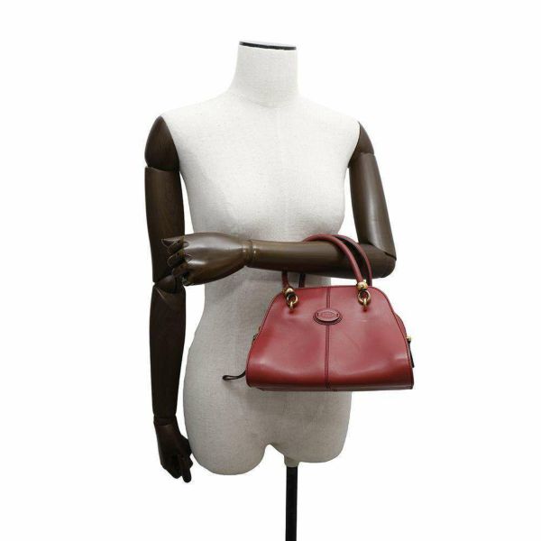 トッズ ハンドバッグ ロゴ レザー TOD'S ショルダーバッグ