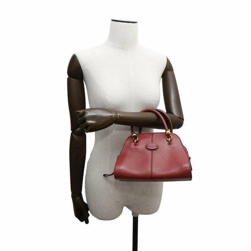 トッズ ハンドバッグ ロゴ レザー TOD'S ショルダーバッグ