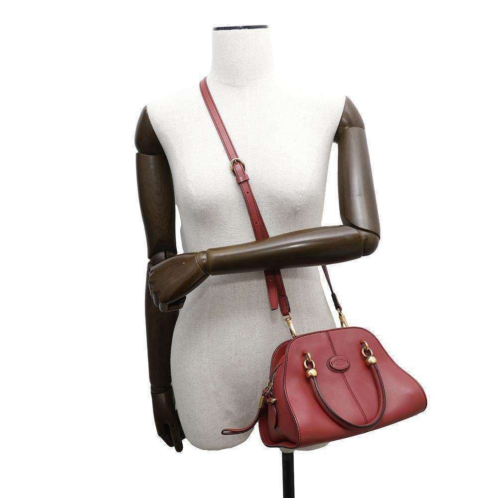 トッズ ハンドバッグ ロゴ レザー TOD'S ショルダーバッグ