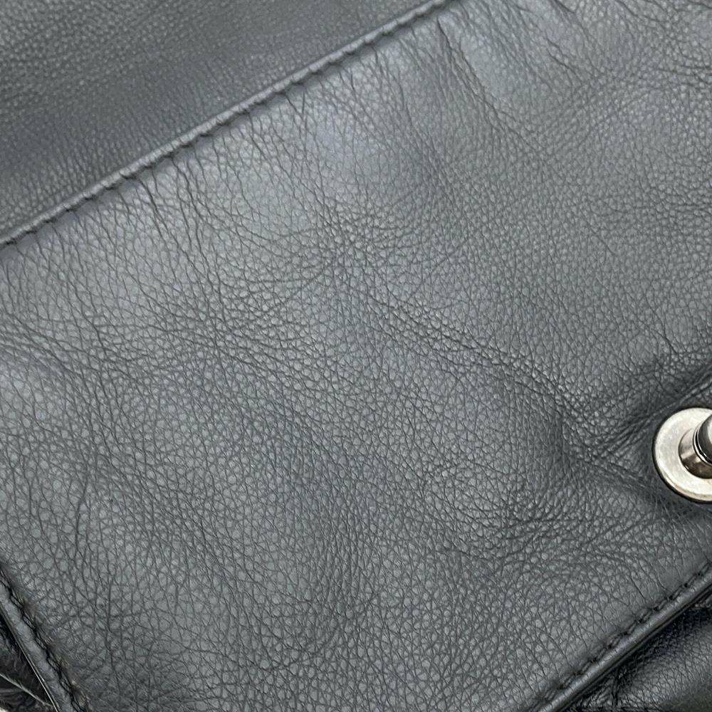シャネル チェーンショルダーバッグ ボーイシャネル ココマーク ラムスキン CHANEL BAG 2wayバッグ 黒