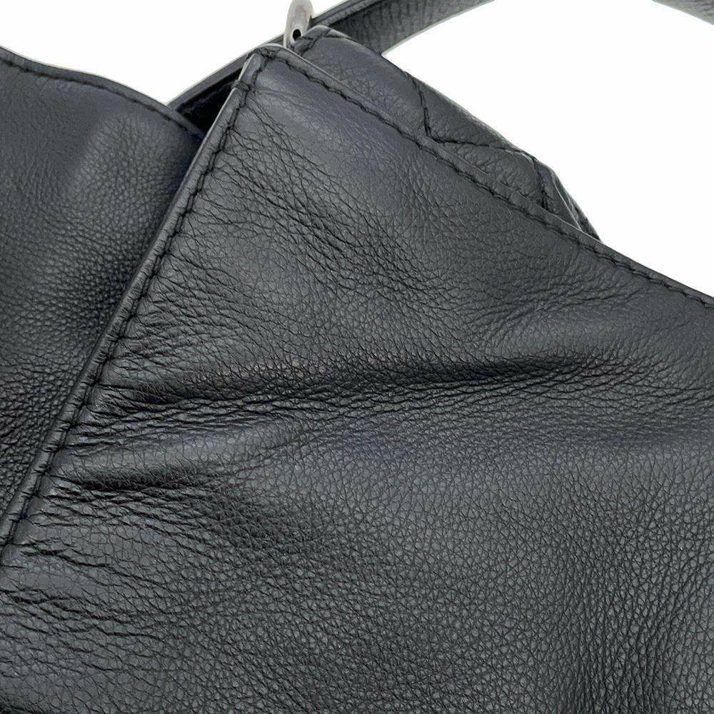 シャネル チェーンショルダーバッグ ボーイシャネル ココマーク ラムスキン CHANEL BAG 2wayバッグ 黒