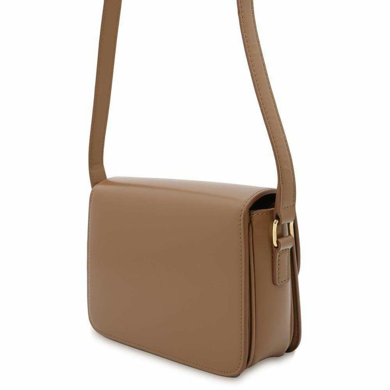 セリーヌ ショルダーバッグ ティーン トリオンフ レザー 188423BF4.18BU CELINE バッグ ブラウン