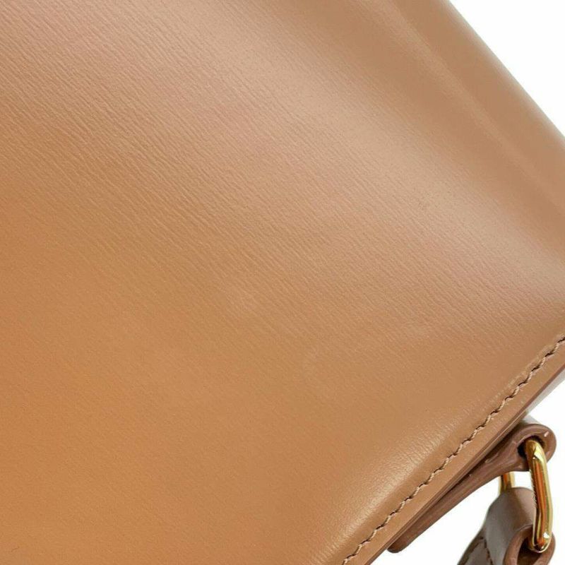 セリーヌ ショルダーバッグ ティーン トリオンフ レザー 188423BF4.18BU CELINE バッグ ブラウン