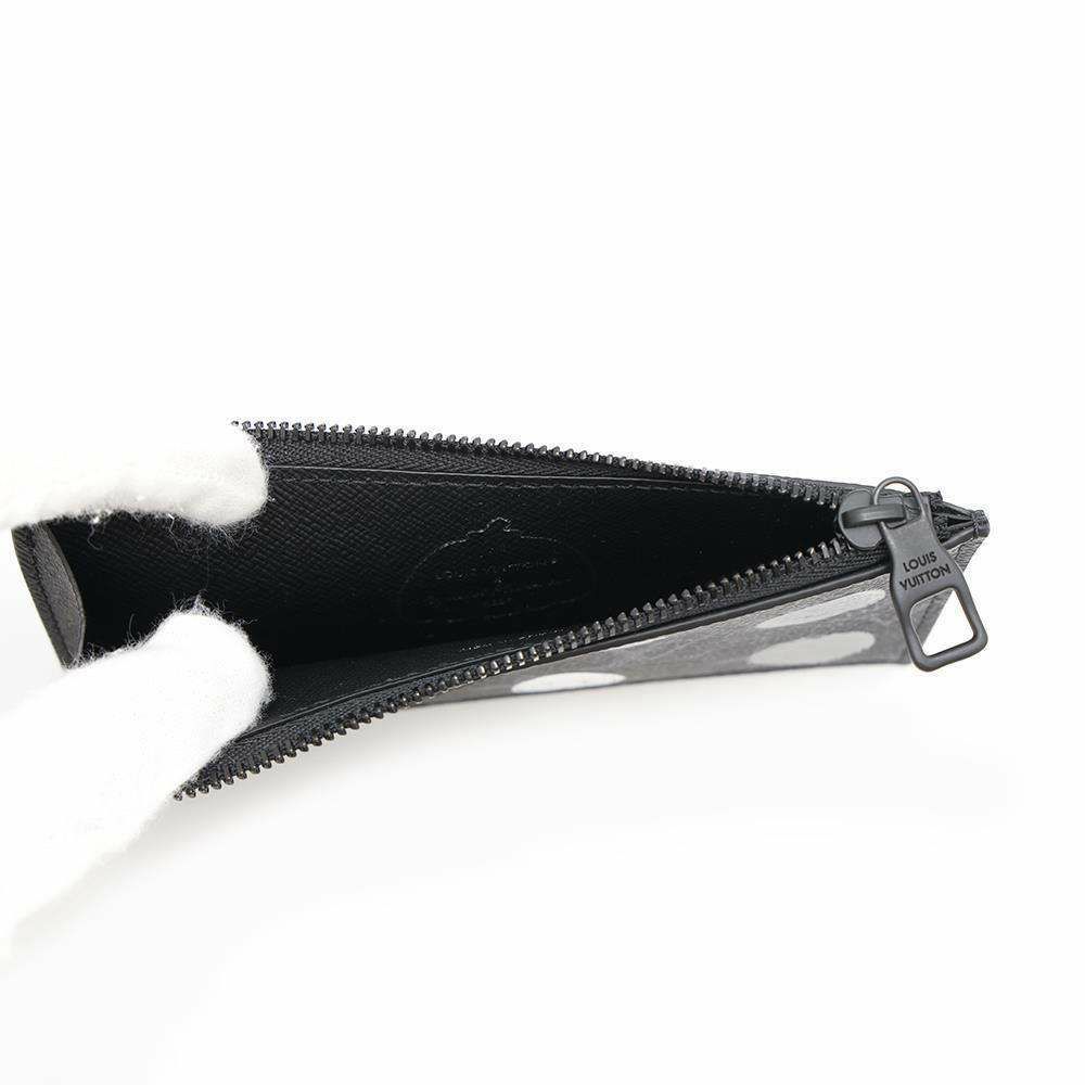 ルイヴィトン コインケース カードケース モノグラム・エクリプス LV × YK コインカード・ホルダー M81930 草間彌生 ブラック 黒