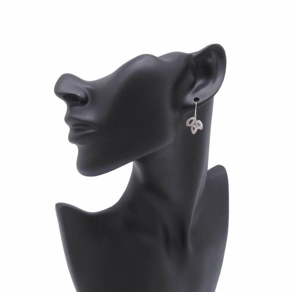 ハリーウィンストン ピアス リリークラスター・ミニ・ワイヤーイヤリング ダイヤモンド 74P 計約0.37ct Pt950プラチナ EADPDR1MLC