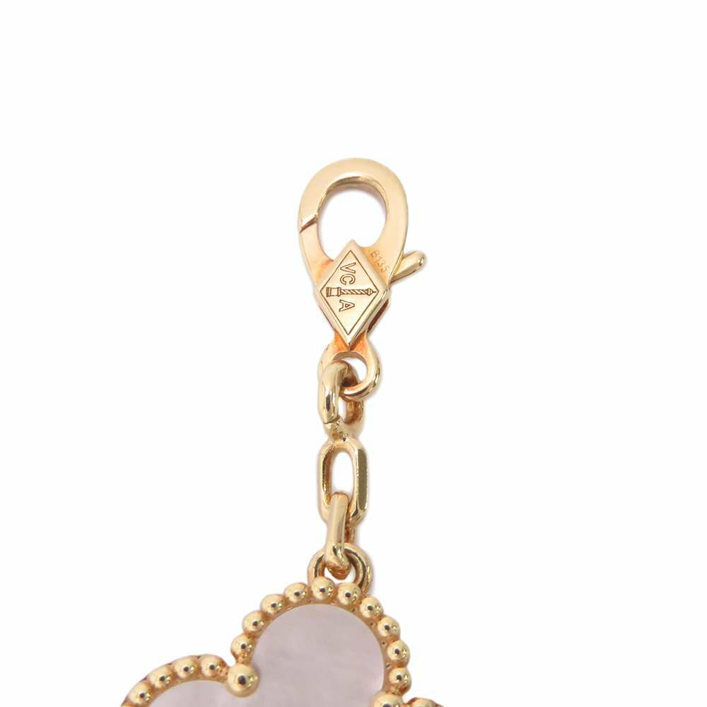 ヴァンクリーフ&アーペル ネックレス ヴィンテージ アルハンブラ ネックレス 10モチーフ マザーオブパール K18YG VCARA42700