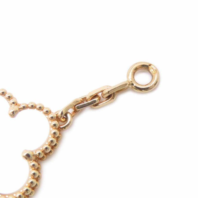 ヴァンクリーフ&アーペル ネックレス ヴィンテージ アルハンブラ ネックレス 10モチーフ マザーオブパール K18YG VCARA42700