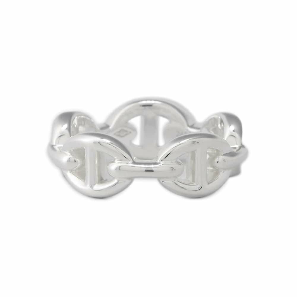 エルメス リング シェーヌダンクル アンシェネPM SV925シルバー リングサイズ51 HERMES ジュエリー