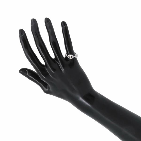 エルメス リング シェーヌダンクル アンシェネPM SV925シルバー リングサイズ51 HERMES ジュエリー