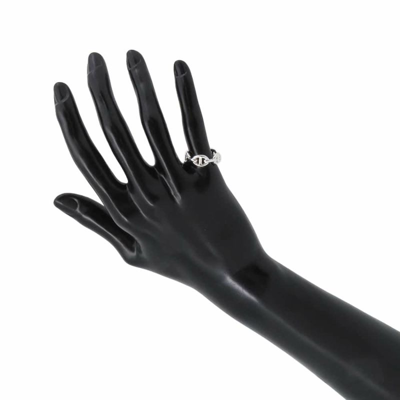 エルメス リング シェーヌダンクル アンシェネPM SV925シルバー リングサイズ51 HERMES ジュエリー