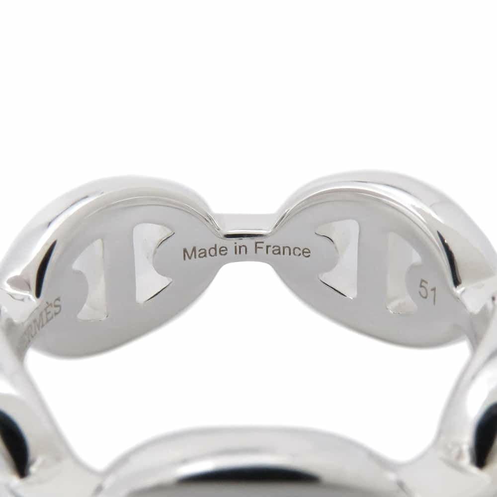 エルメス リング シェーヌダンクル アンシェネPM SV925シルバー リングサイズ51 HERMES ジュエリー