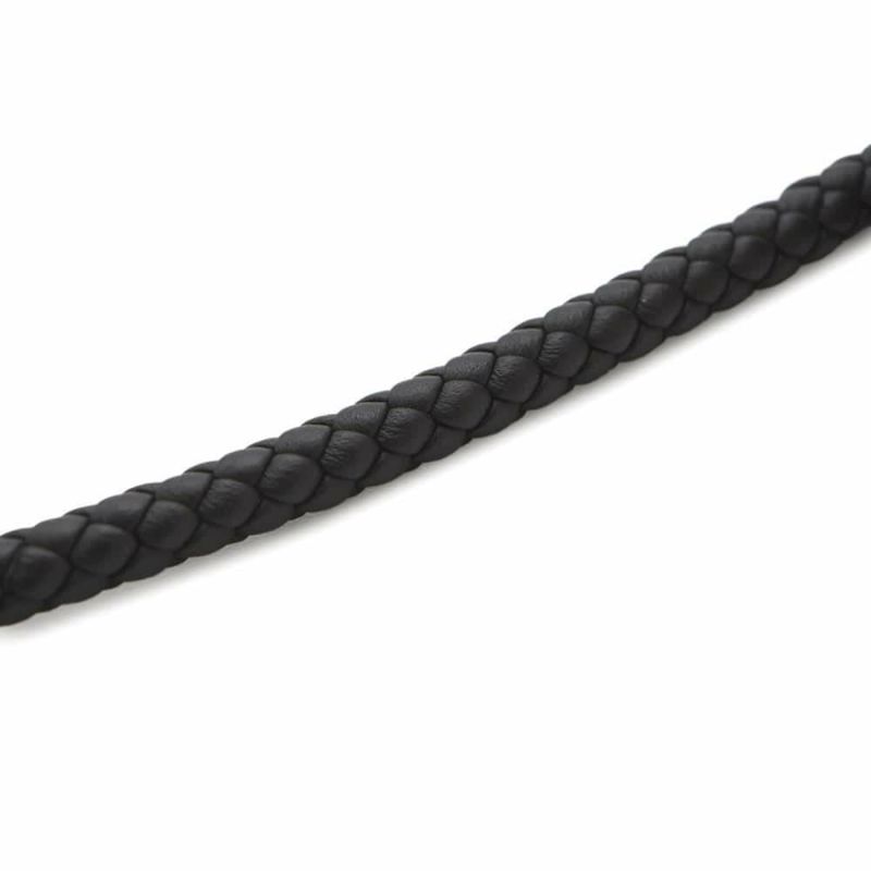 エルメス ブレスレット グレナン ブラック/シルバー金具 スイフト サイズT5 HERMES アクセサリー メンズ 黒