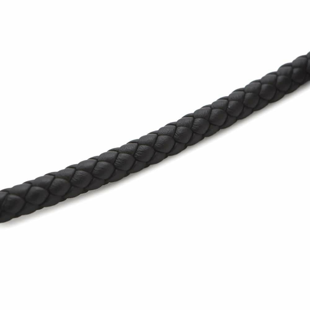 エルメス ブレスレット グレナン ブラック/シルバー金具 スイフト サイズT5 HERMES アクセサリー メンズ 黒