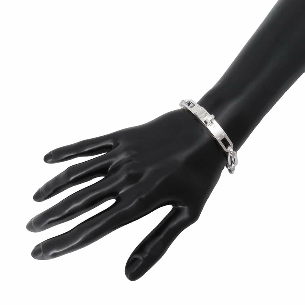 エルメス ブレスレット ケリー シェーヌ シンプルトゥール チェーン SV925シルバー サイズ17 HERMES ジュエリー