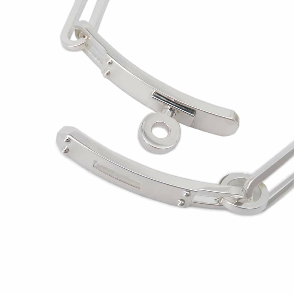 エルメス ブレスレット ケリー シェーヌ シンプルトゥール チェーン SV925シルバー サイズ17 HERMES ジュエリー